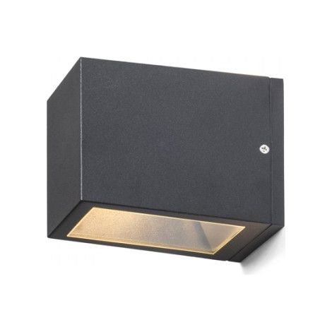 Faretto applique CABOX II da parete grigio antracite  230V E27 70W IP54
