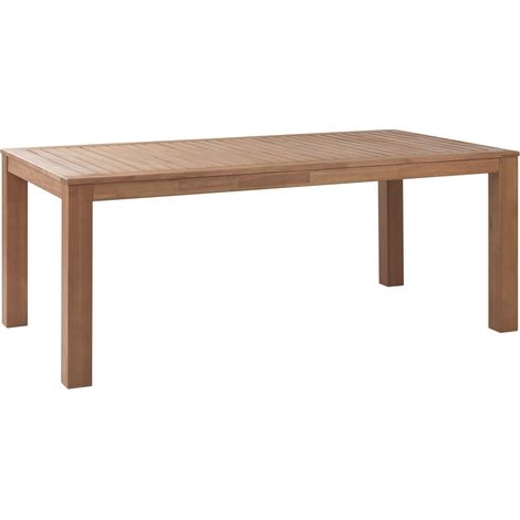 Gartentisch MONSANO 190 cm 105 cm Eukalyptusholz Braun (1/5)