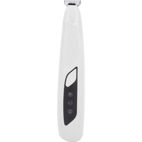 Tondeuse à pattes pour chien avec lumière LED, tondeuse électrique rechargeable pour chat, tondeuse de toilettage pour petites zones, poils blancs (1/5)