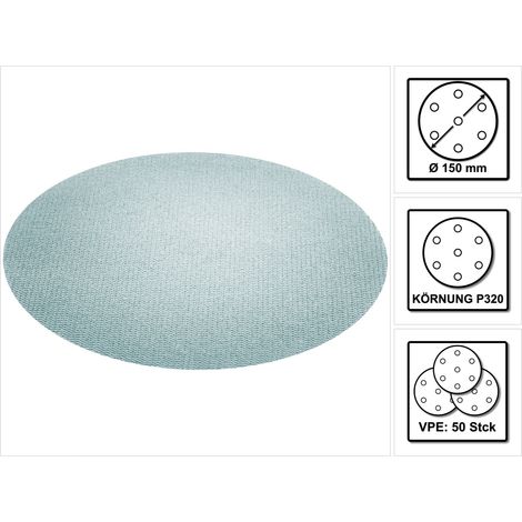 FESTOOL Netzschleifmittel Granat Net D150 P320 GR NET/50 - 203310