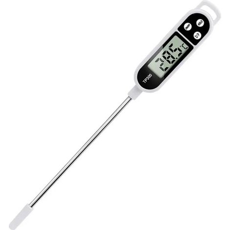 Thermometre cuisine accessoire termometre cuison,thermomètre sonde thermometre barbecue 5Secondes LCD Ecran Thermomètre pour Patisserie BBQ Lait à Viande Culinaire (1/4)