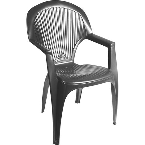 GARDEN LIFE sillon resina respaldo alto 8301ant antracita , Sillón resina 8301ANT antracita. -Marca: Garden LifeSillón respaldo alto de resina. -Ideal para uso en exterior. -Ap