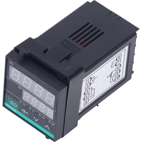 CH102FK02-MxAN Intelligenter digitaler PID-Thermostat, Temperaturregler Typ K, AC 220 V, Präzisions-Digitalregler (1/5)