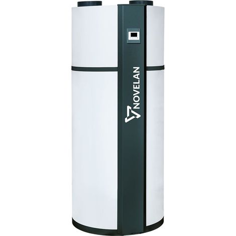 Novelan Brauchwarmwasserwärmepumpe BW-S19, 2,1kW bei A7/W10, R134a, 190l Speicher, PV-Ready, Solar