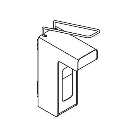 HEWI 900.06.00360 Distributeur de désinfectant et de savon, 500 ml (1/2)