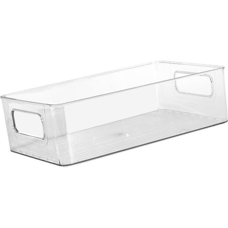 Boîte de rangement de bureau grande capacité, organisateur cosmétique en acrylique pour la maison (1/5)