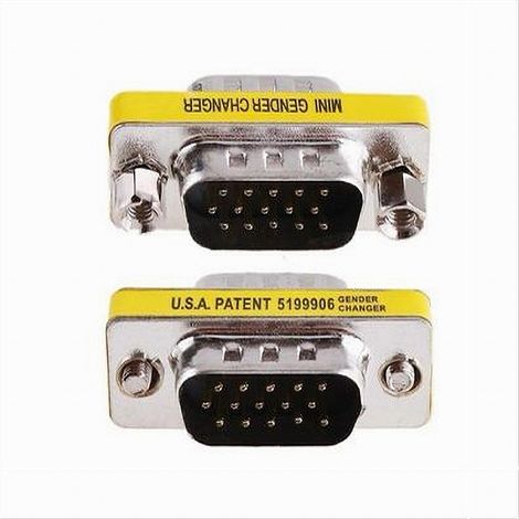 Trade Shop - KONNETTOR ADATTATORE CONVERTIER VGA MASCHIO-MASCHIO C-059 -