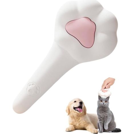 Spazzola per cani e gatti con pettine per la toelettatura degli animali domestici, rimuove il sottopelo e il pelo morto. (1/5)