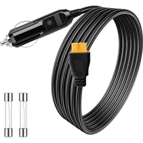 Adaptateur Allume-Cigare vers Chargeur XT60 avec 2 Fusibles (1/5)