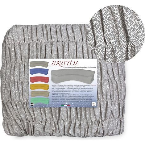 COPRIDIVANO ANGOLARE UNIVERSALE BRISTOL BOY BEIGE (1/5)