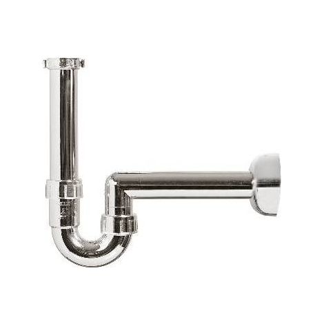 SIPHON POUR LAVABO ABS MÉTALLISÉ Dimensions : 1"1/4 - 1" - D. 40 mm
