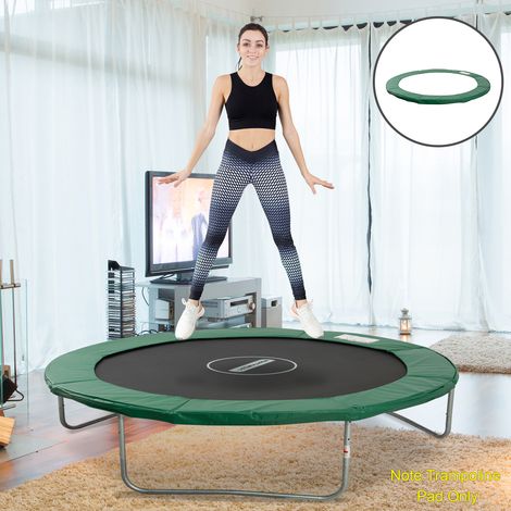 Protection de bord de trampoline, filet de sécurité, bâche de protection contre les intempéries, protection de bord d'échelle : Ø 244 cm, vert (1/4)