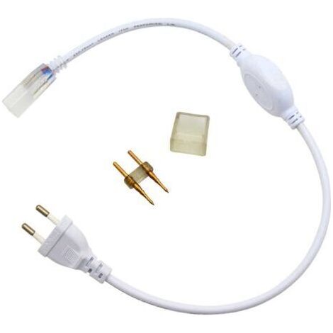 Bloc d'Alimentation, Transformateur pour Bande LED 5050, Tube Lumineux 220-240 V, Accessoire pour Tuyau Lumineux, Prise Européenne