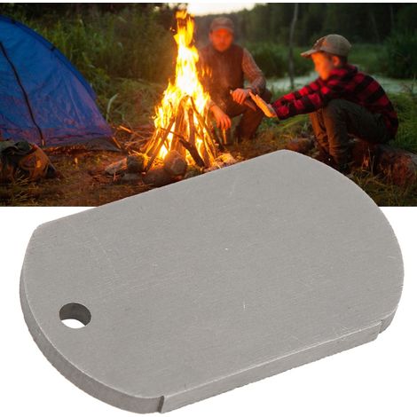 Outil de Démarrage de Feu en Acier au Carbone Portable Multifonction pour Randonnée et Survie 5x3cm (1/5)