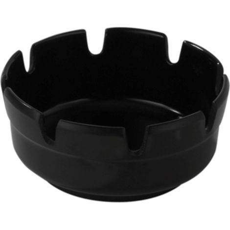 Cendrier Noir Mélamine Ø 10 cm - Pujadas