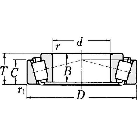 Kegelrollenlager 25x52x22 mm SKF SKF 33205SKF
