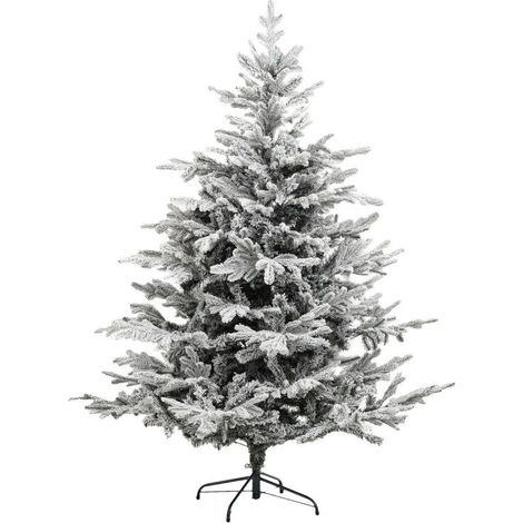 Paris Prix - Sapin De Noël Artificiel frosty 210cm Blanc