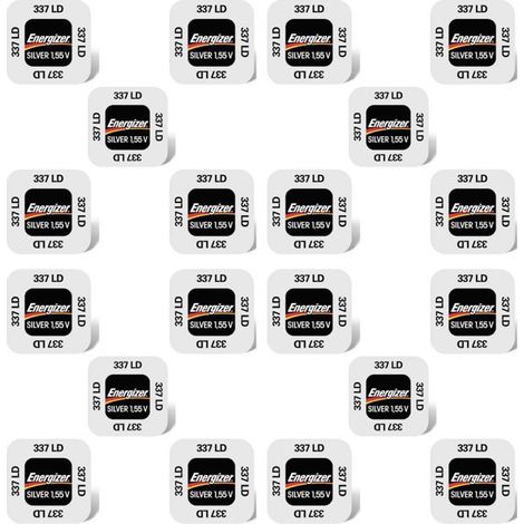 .20 piles Energizer 337LD SR416SW.