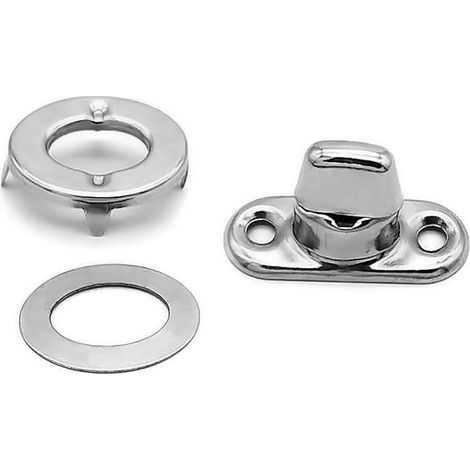 Fermoir Sac, 12 Ensembles Attaches Fermeture à Bouton Tournant, Accessoires pour Sac a Main, Verrous à Torsion pour Couverture en Toile de Canopée de Bateau (1/5)