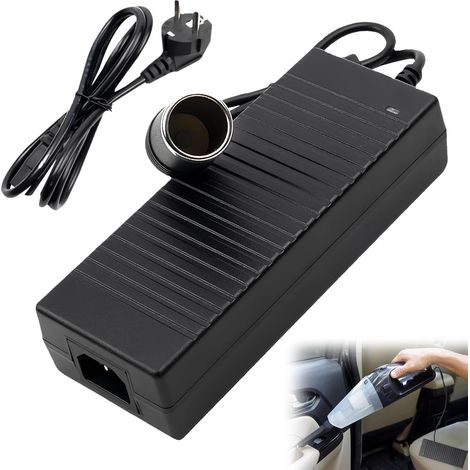 Adaptateur Prise Allume-Cigare, 120W 10A Adaptateur Glaciere Electrique 240V à 12V Adaptateur Secteur pour Voiture AC à DC Secteur Convertisseur Transformateur (1/5)