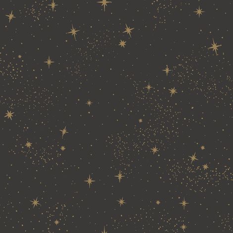 Papier peint auto-adhésif - Fond Noir Étoilés - 5.75 m x 45 cm (1/4)
