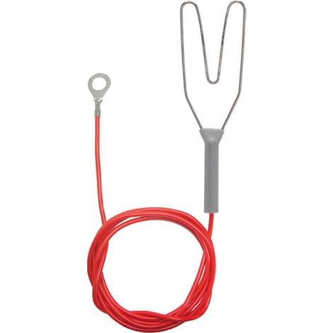 Cavo di collegamento per recinto 125 cm, con terminale a cuore ed occhiello