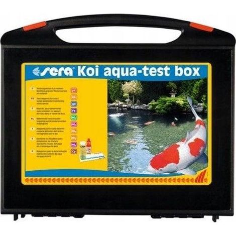 Sera Koi Aqua-Test Box Schwarze Tasche für Aquarium