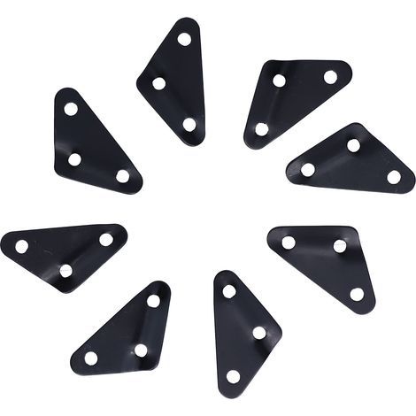 8 pièces pique-nique en alliage d'aluminium triangulaire corde boucle parapluie 3 trous ajusteur de corde accessoires de tente (1/5)