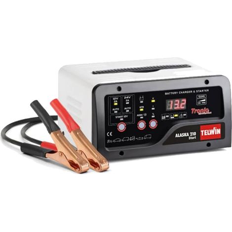 Chargeur et mainteneur de batterie 12V / 24V - Technologie Tronic Telwin ALASKA 210 (1/5)