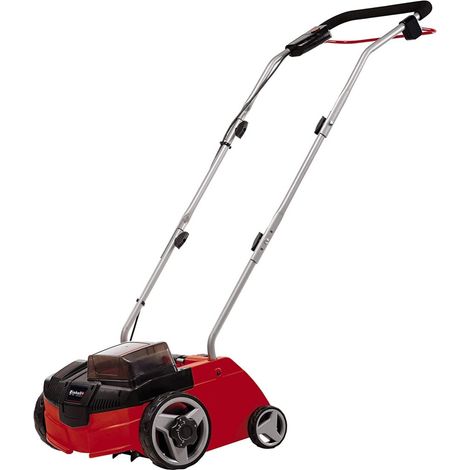 Einhell GC-SC 36/31 Li-Solo Scarificatore Arieggiatore Power X-Change (36V - 2x18V, largh. 31 cm, 8 coltelli doppi, ruote anter. 18 cm, ruote post. 10 cm, senza batteria e caricabatteria) (1/5)