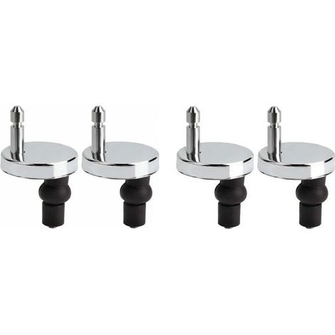 4-teiliges Universal-WC-Sitzscharnier-Set (50 mm), passend für alle WC-Sitze, schnelle Montage (1/5)