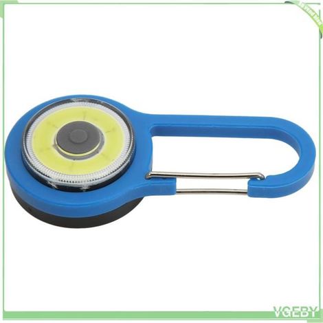 Lampe de poche porte-clés - FAFECY - COB - 250 lm - 3 modes - Bleue (1/5)