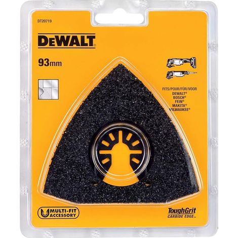 LAMA RASPA TRIANGOLARE PER MULTIFUNZIONE DEWALT DT20719-QZ
