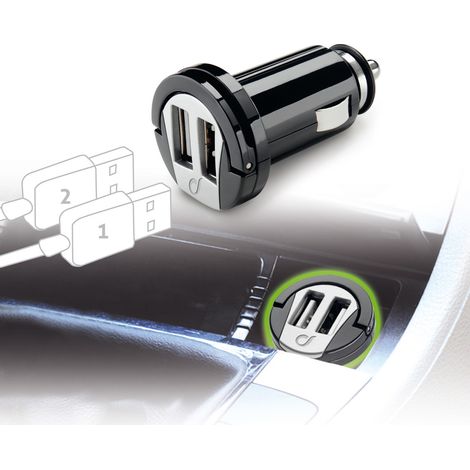 Cellularline USB Car Charger Dual - Universal (1/4)