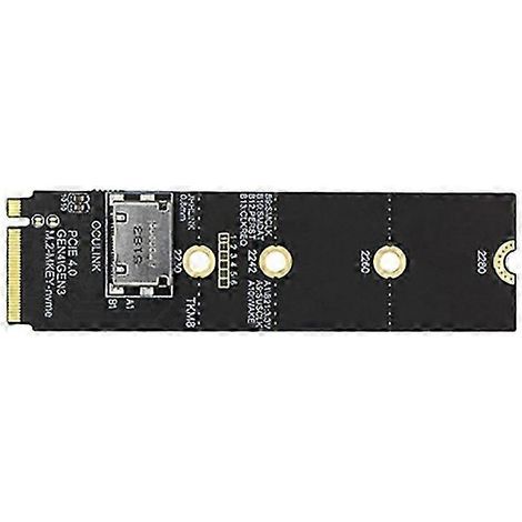 Für OCuLink SFF 8612 auf M.2 für NVMe M-Key SSD SFF-8612 Riserkarte (weiblich) PCIe 4.0 x4 für U.2 SSD-Festplattenkonverter-JXLGV (1/5)