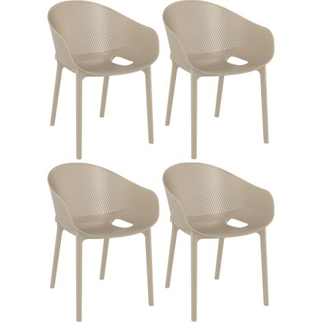 4er Set Stühle Sky Pro taupe (1/5)