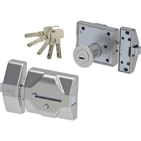 Cerrojo Sobr. 7930Rsscm 83X95Mm Alta Seg. Silencioso Cr/Mt L