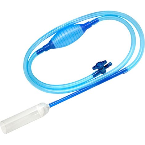Changeur D’eau pour Aquarium et Filtre à Gravier avec Pompe à Siphon Nettoyage du Gravier, Contrôle du Débit Intégré, Corps en Plastique, Usage pour Entretien Régulier des Bassins (1/5)