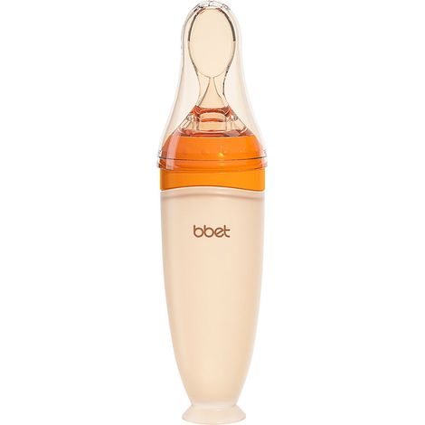 Cuillère En Silicone Pour Bébé - 21 cm - Sans BPA - Pour Pâtée Riz Pâte Alimentaire - 1 Pièce (1/5)