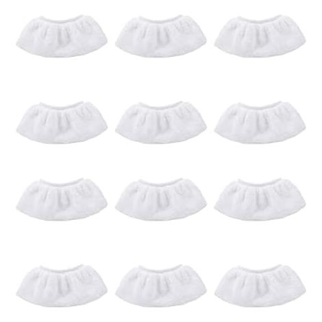 Lot de 12 Rechange pour Nettoyeur,à Vapeur chiffons en microfibre pour nettoyeur vapeur Karcher EasyFix SC Microfibre Lingette Balai Vapeur karcher Chiffon de Nettoyage élimination de la saleté (1/5)