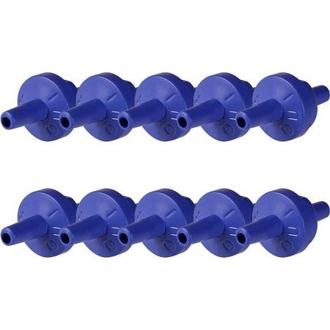 Lot de 10 valves anti-retour pour pompe à air d'aquarium (1/4)