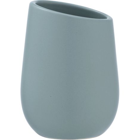 Tasse en céramique pour brosses BADI, gris, Wenko
