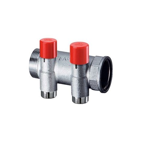 FAR 3923 Collettore Con Detentore Diam.1" Maschio Femmina X 24/19G 2 Derivazioni - 3923 102 (1/5)