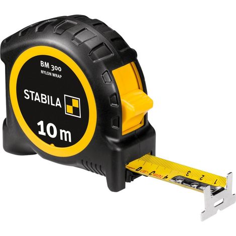 Flexómetro STABILA Serie BM300 de 10 m con escala en mm (1/2)