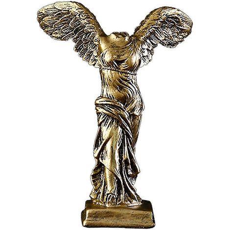 Sculpture abstraite en résine, statue, style rétro, bronze, petite taille.-Bronze  Small
