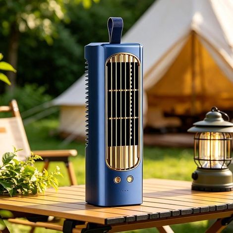 Ventilatore a torre, portatile, silenzioso, oscillante, con porta USB, ideale per casa, ufficio e dormitorio. (1/5)