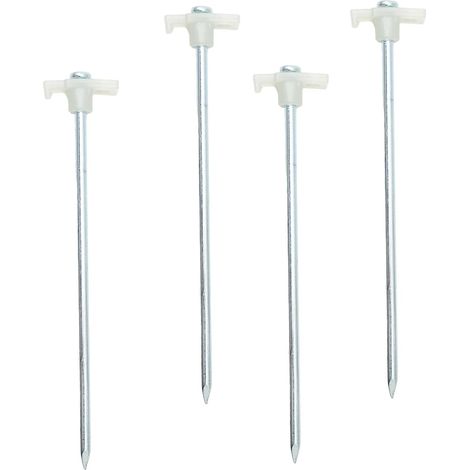 Lot de 4 piquets de tente portables résistants au vent pour abris de pêche sur glace (1/5)