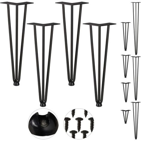 Juego de 4 horquillas para patas de muebles