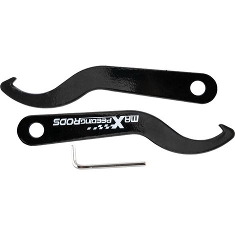 2PCS Steel Spanner Wrench for aftermarket coilovers with perch spec of 3-7/8" (1/5)
