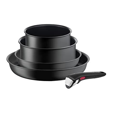 Set di pentole Tefal Ingenio Ultimate nero 22 cm 20 cm 16 cm (1/4)